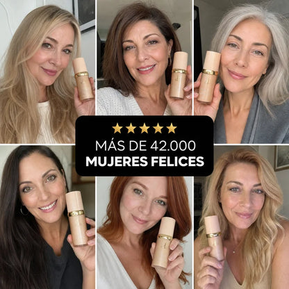 Base de Maquillaje Antiedad con SPF 50 – Se Adapta a tu Tono de Piel
